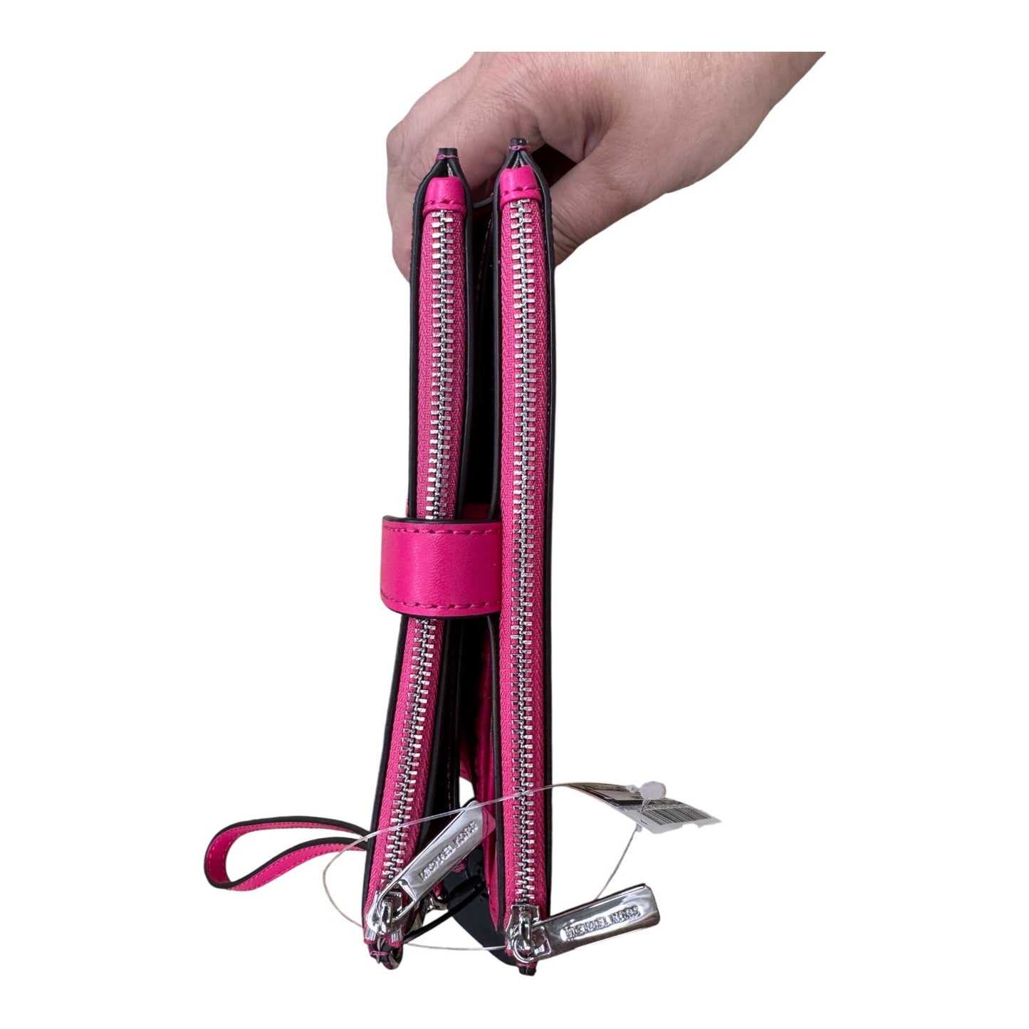 Wristlet Designer By Michael Kors In Pink & White, Size:Large