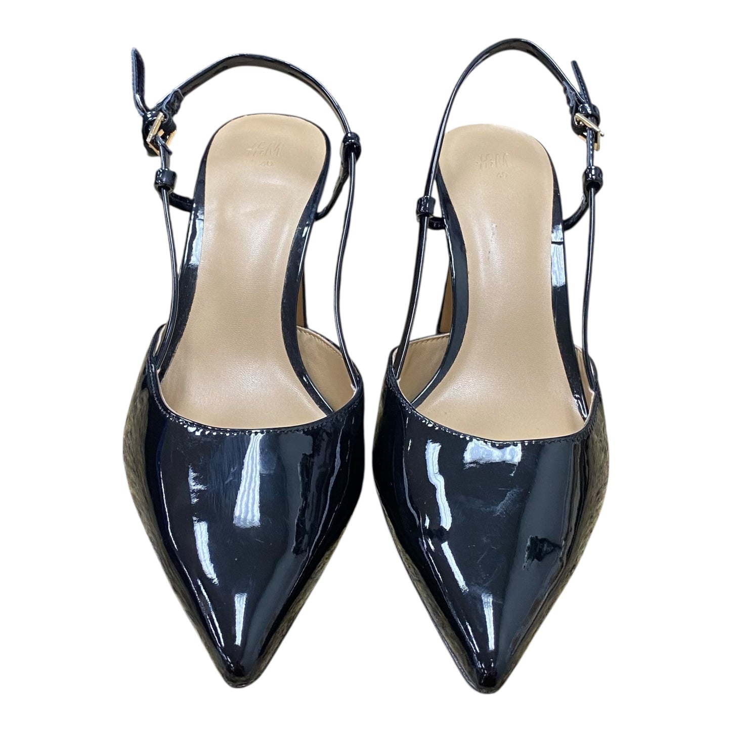 Shoes Heels Block By H&M In Black, Size:9