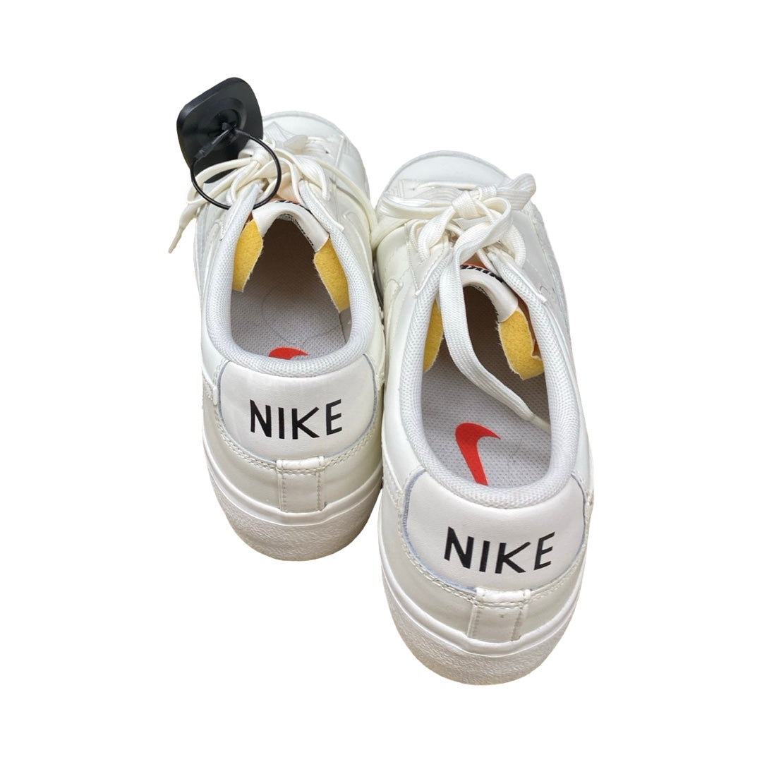 Shoes Sneakers Platform By Nike In Ivory, Size:8
