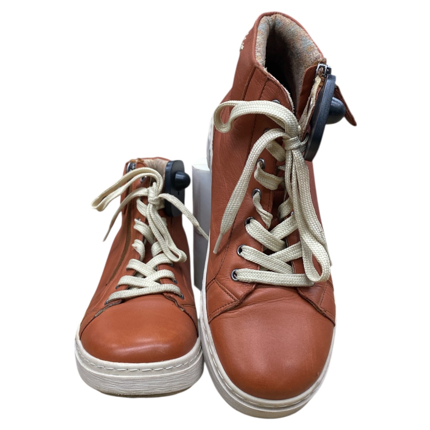 Boots Ankle Flats By Cmc In Brown, Size:6.5