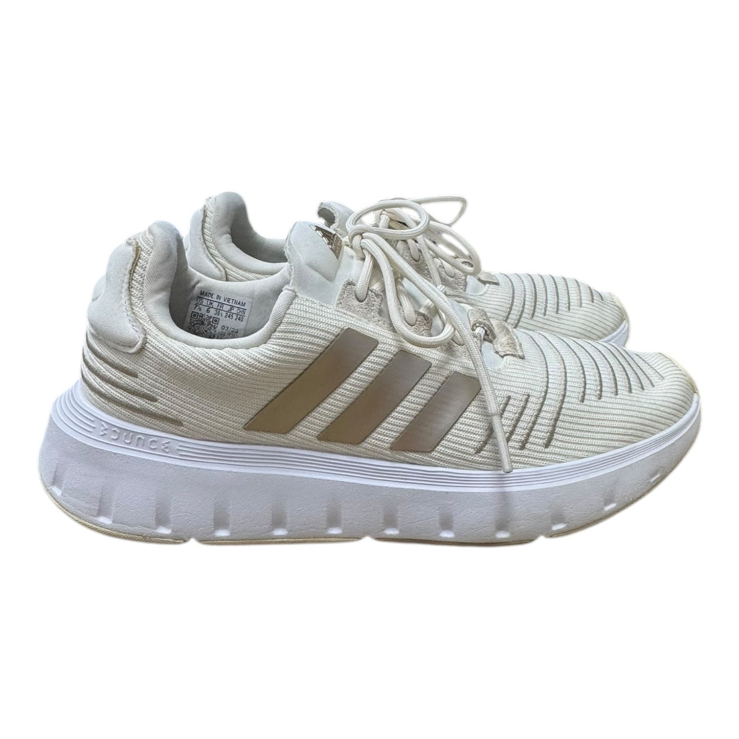 Shoes Athletic By Adidas In Cream, Size:7.5