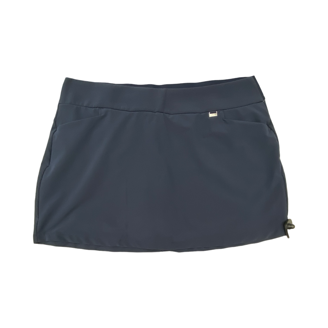 Athletic Skort By Greg Norman In Navy, Size:Xl