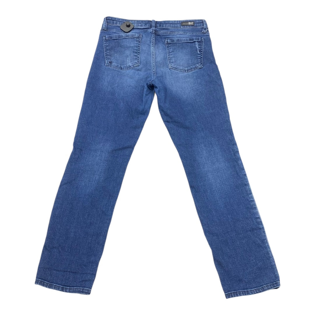 Jeans Boyfriend By Kut In Blue Denim, Size:8