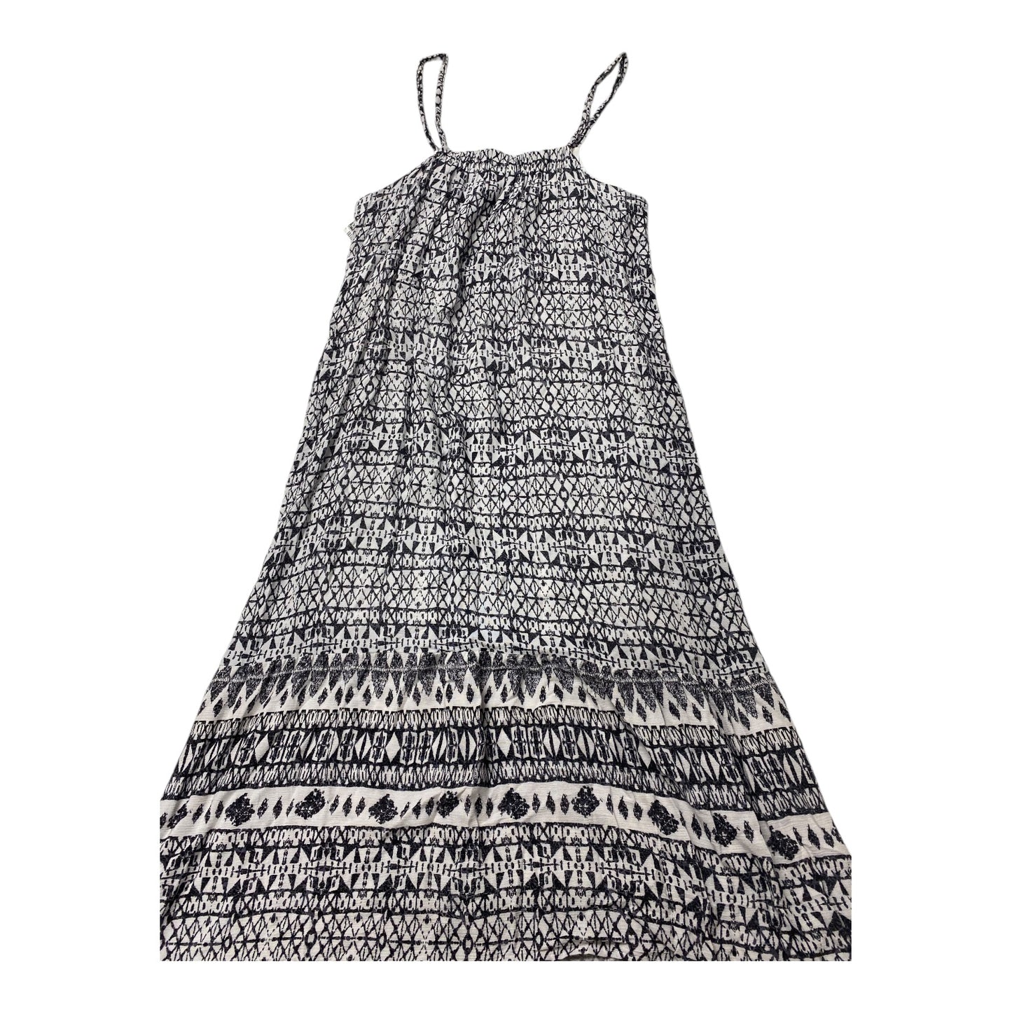Dress Casual Maxi By Style In Black & White, Size:M