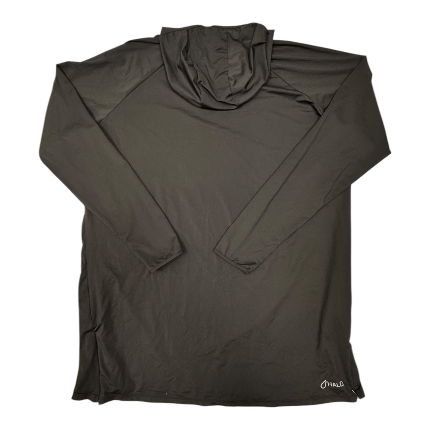 Athletic Top Ls Hoodie By Halo In Black, Size:3X