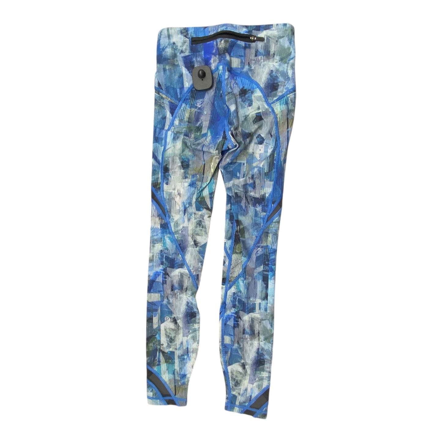 Athletic Leggings By Lululemon In Blue, Size:2
