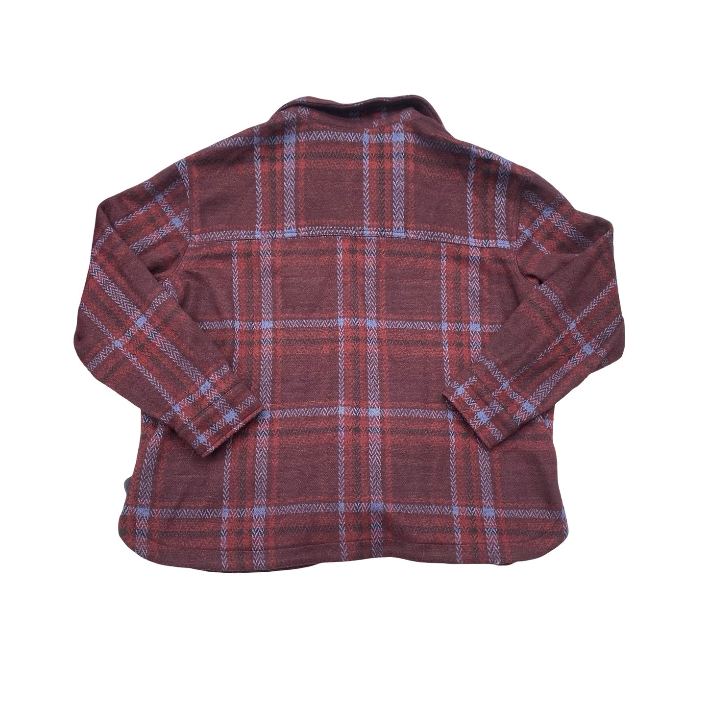 Jacket Shirt By Maurices In Plaid Pattern, Size:1