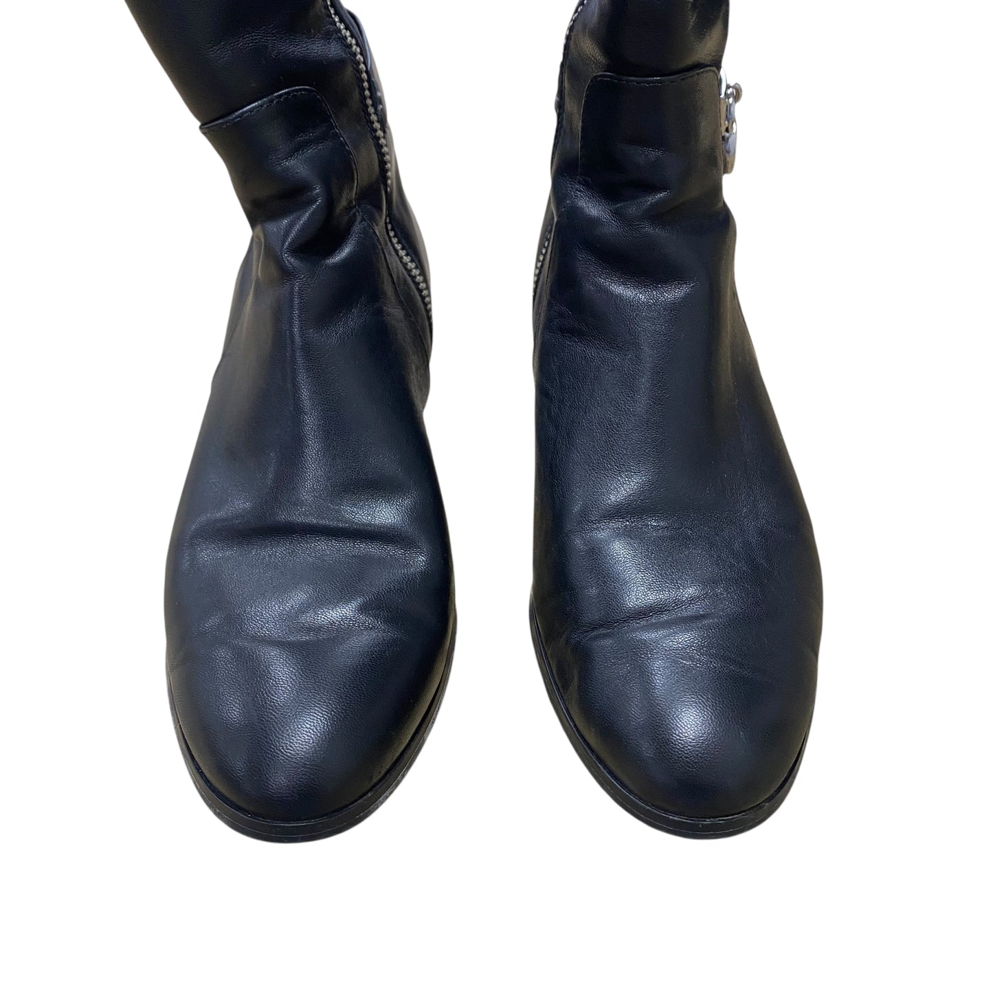 Boots Knee Flats By Michael By Michael Kors In Black, Size:6.5