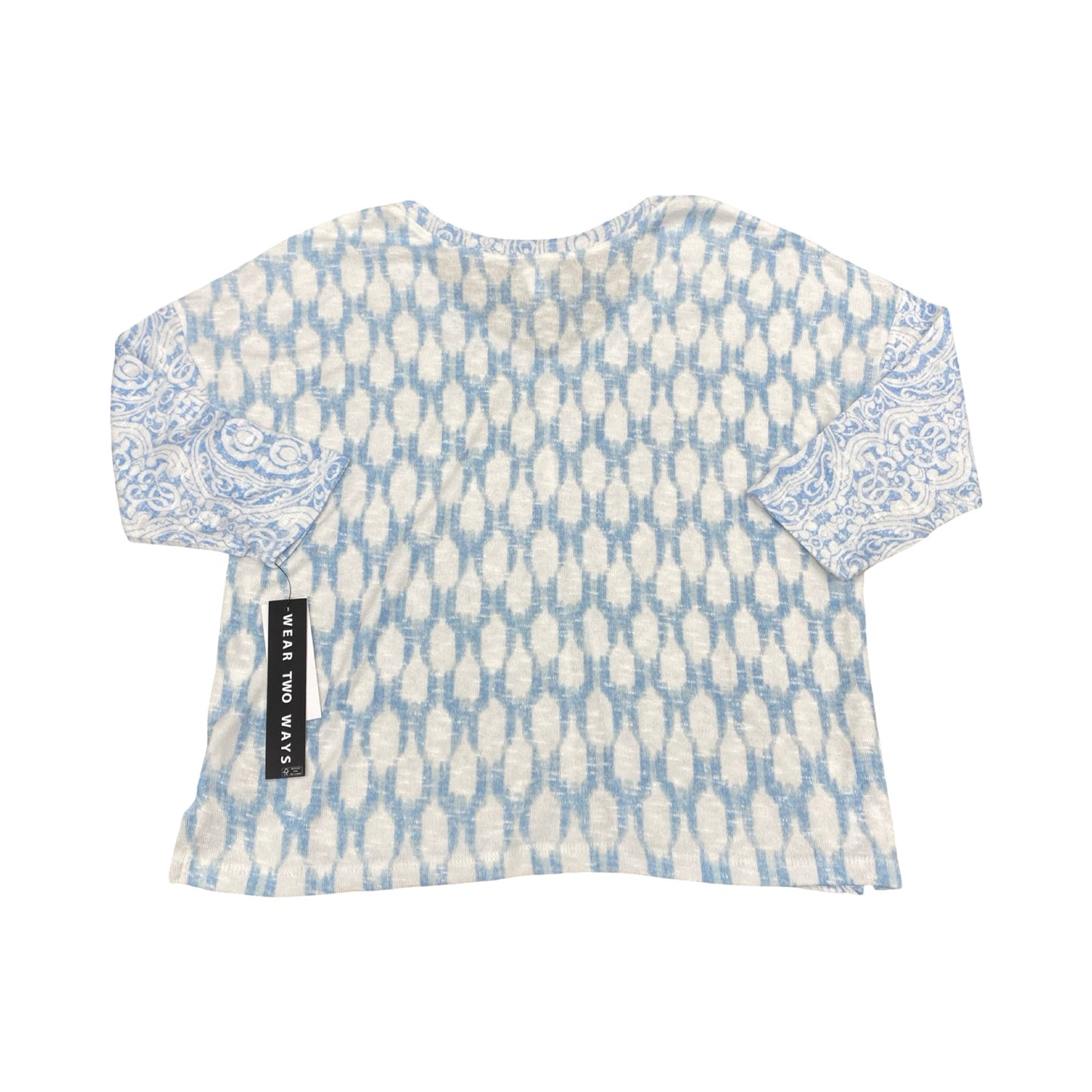 Top Ls By Tribal In Blue & White, Size:M