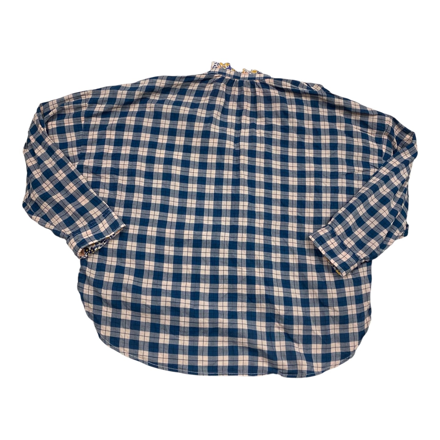 Top Ls By Pilcro In Plaid Pattern, Size:L
