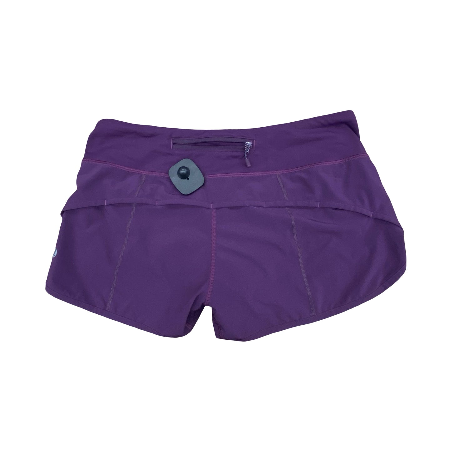 Athletic Shorts By Lululemon In Purple, Size:4
