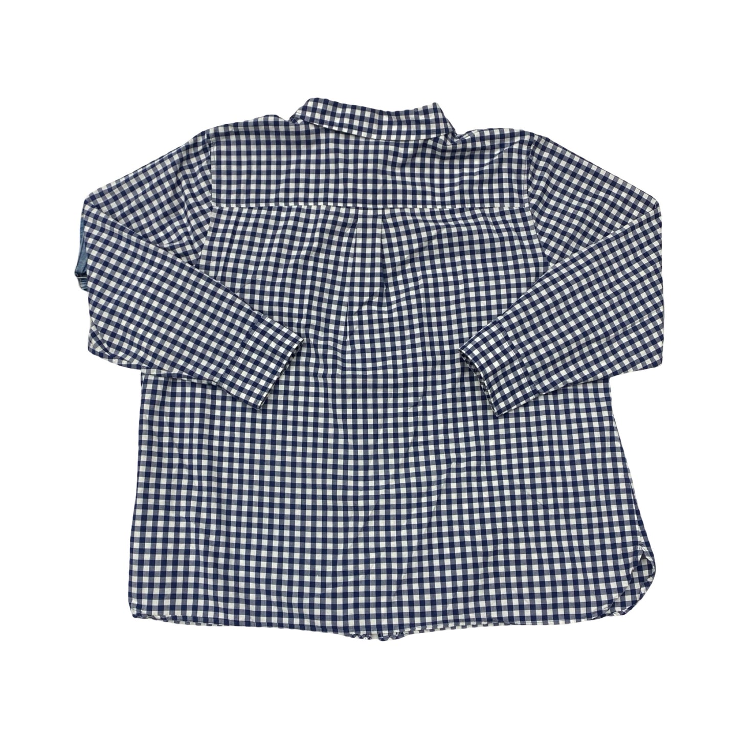 Top Ls By Talbots In Checkered Pattern, Size:3X