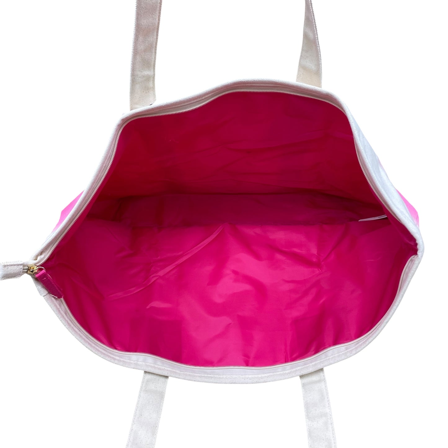 Tote By Victorias Secret In Pink & Tan, Size:Large
