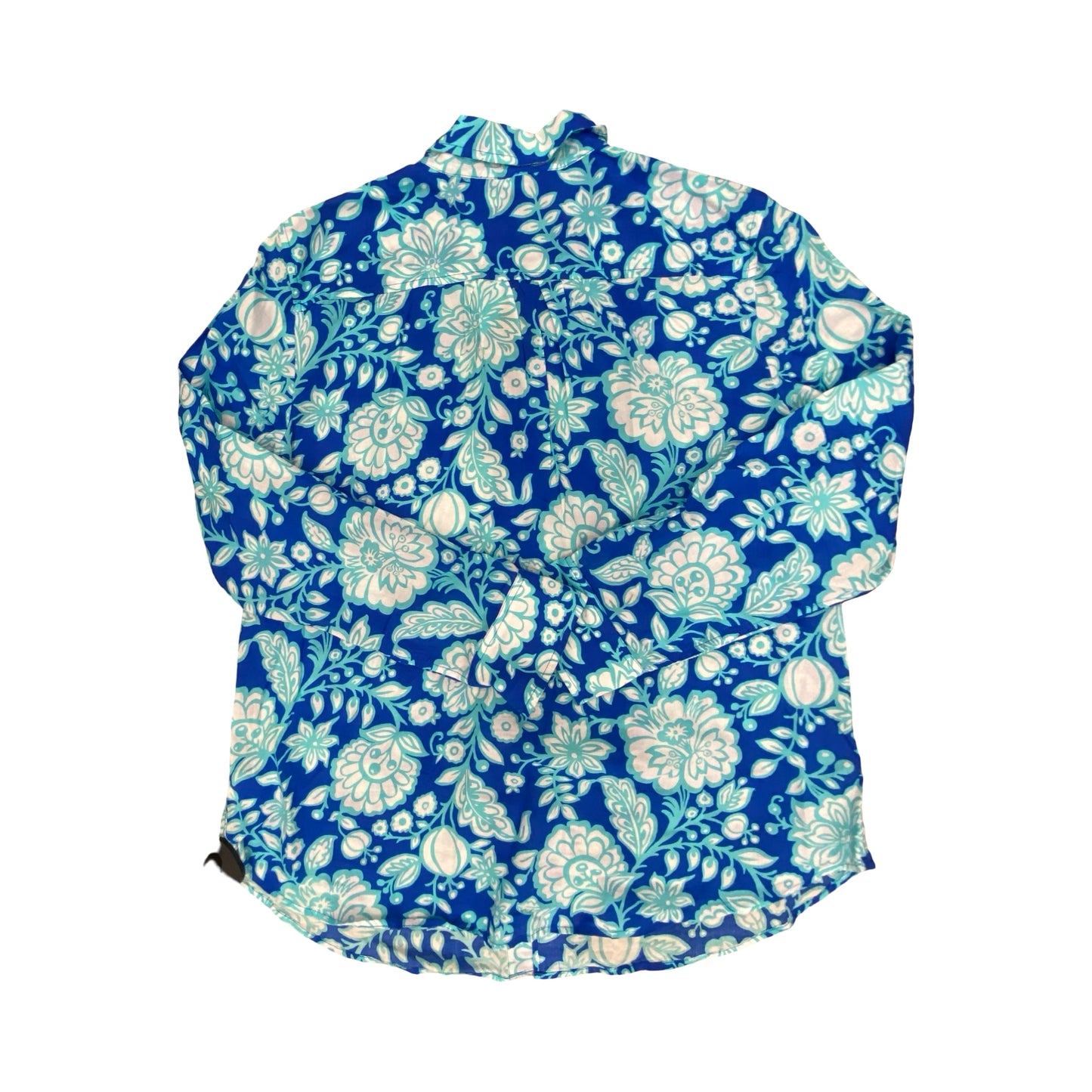 Top Ls By Talbots In Blue & White, Size:L
