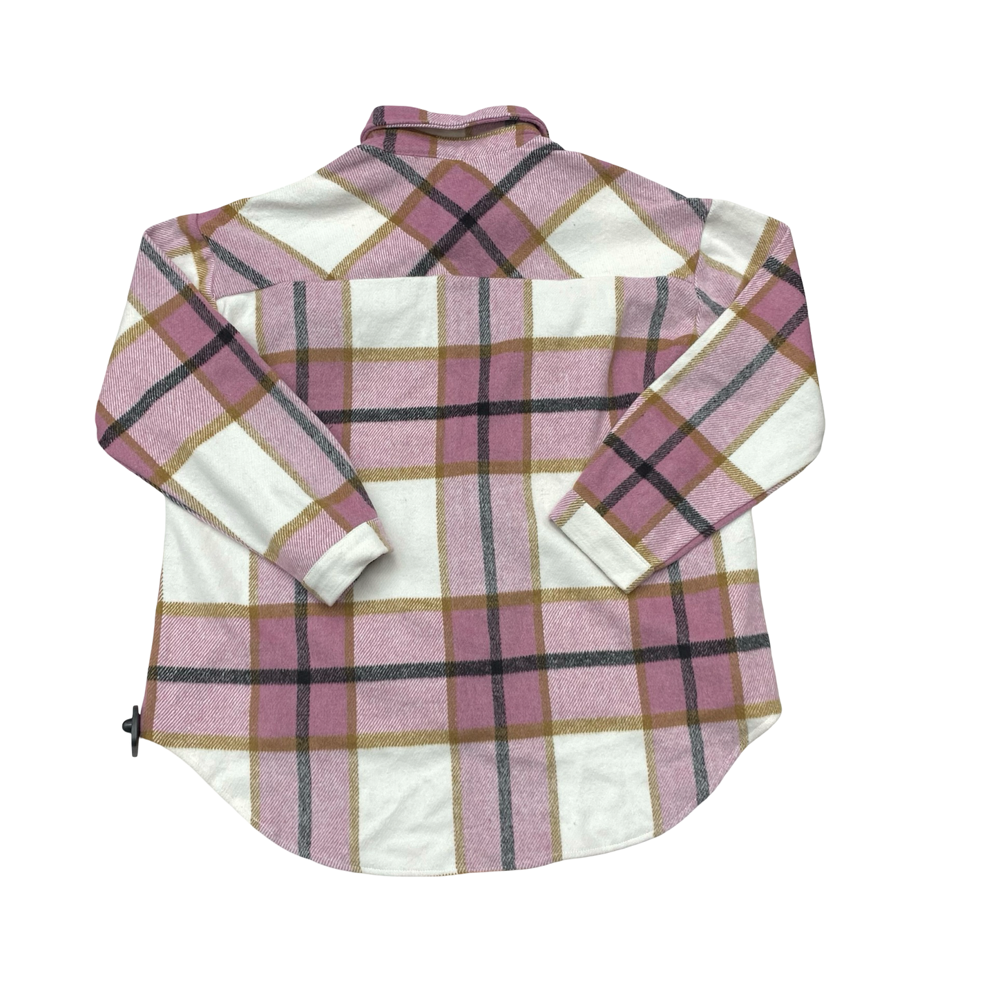Jacket Shirt By Shein In Plaid Pattern, Size:Xl