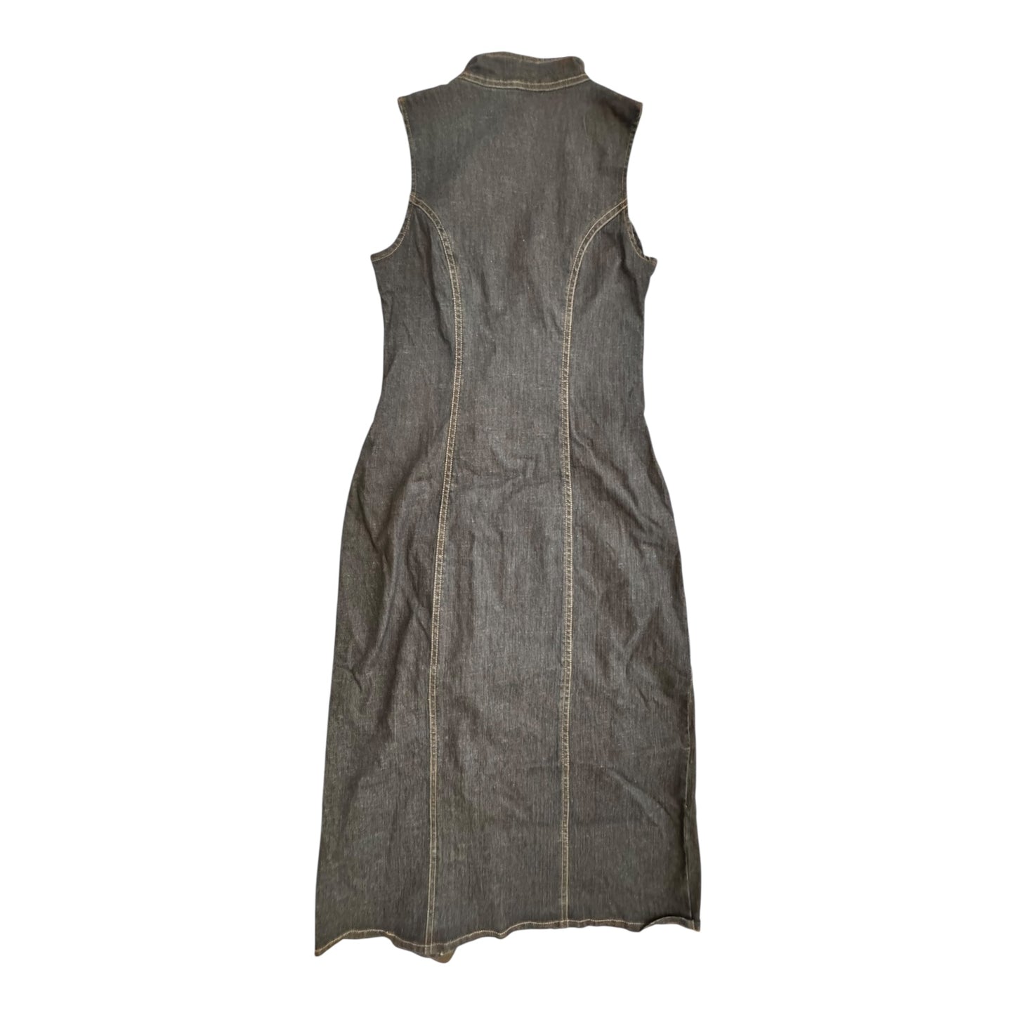 Dress Casual Midi By Porridge In Blue Denim, Size:S
