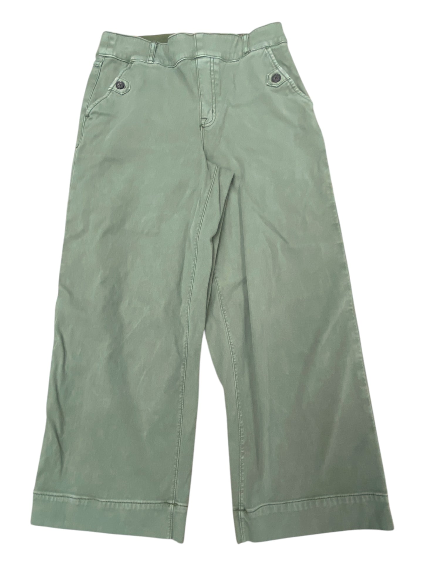 Pants Wide Leg By Spanx In Green, Size:M