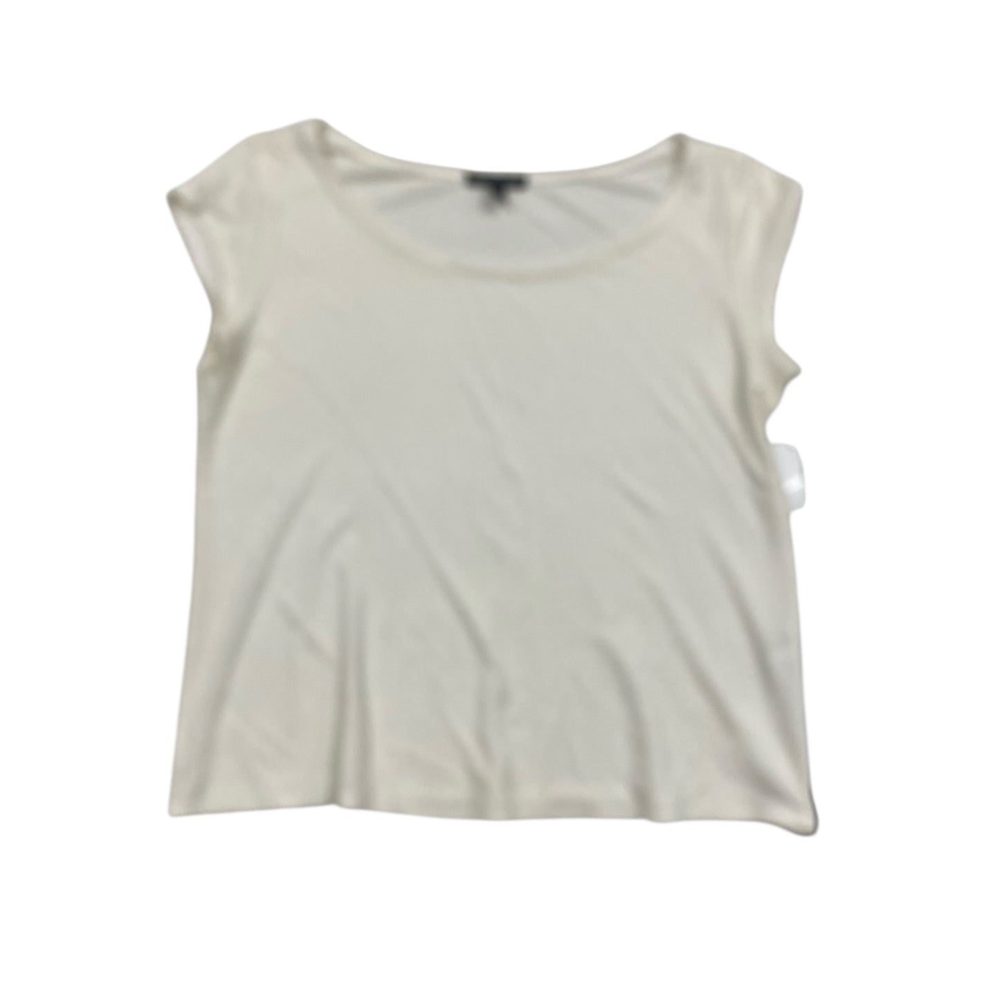 Top Sleeveless By Eileen Fisher In Cream, Size:S