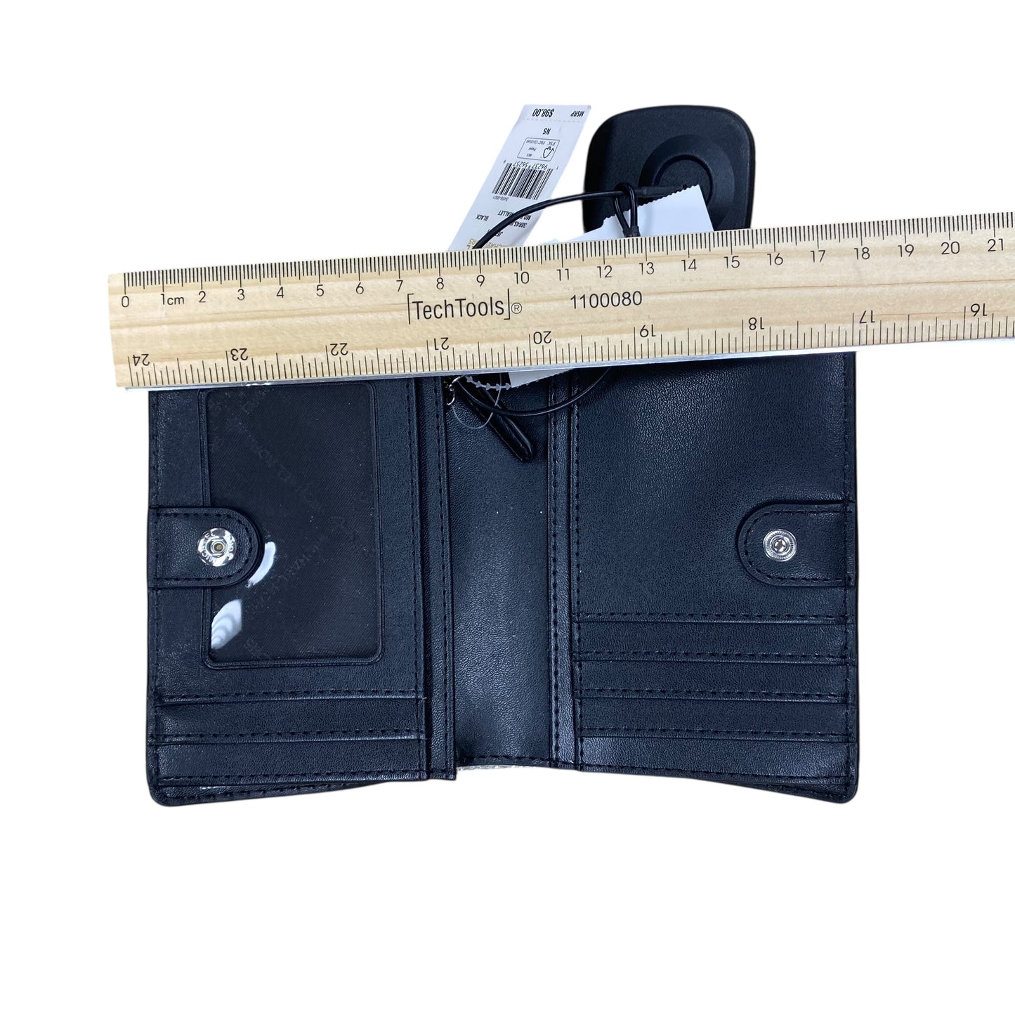 Wallet Designer By Michael Kors In Black & Grey, Size:Medium