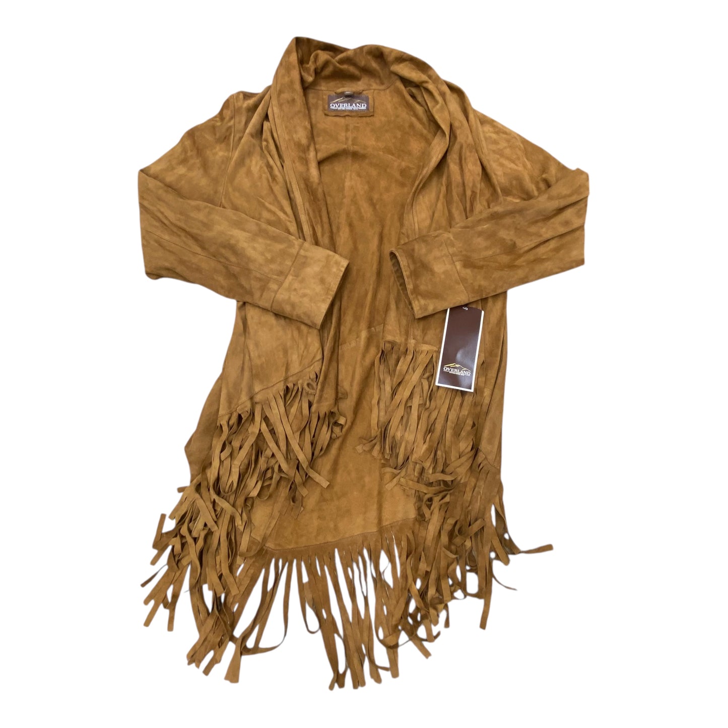 Jacket Designer By Overland In Brown, Size:M