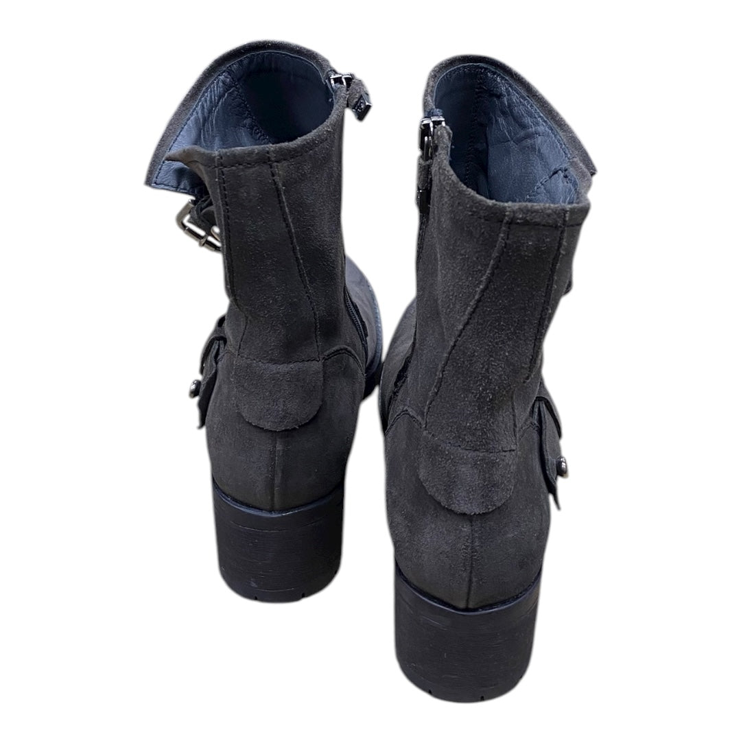 Boots Ankle Heels By Blondo In Black, Size:8.5