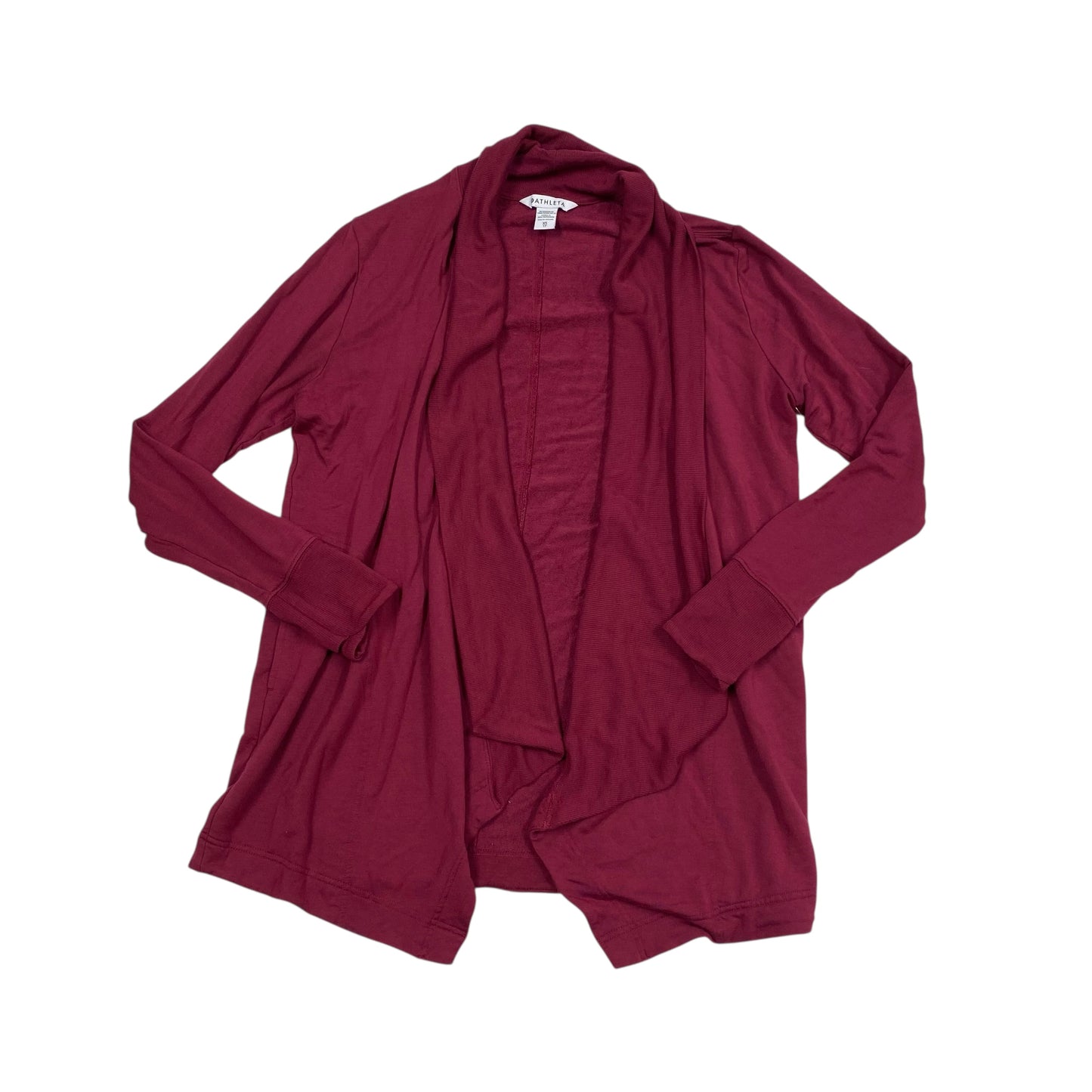 Sweater Cardigan By Athleta In Red, Size:Xs