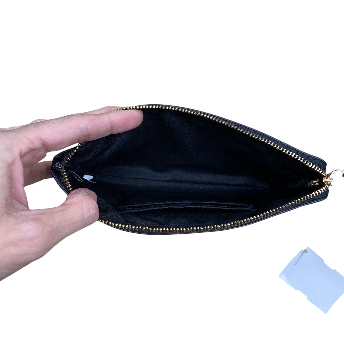 Wristlet Designer By Coach In Black, Size:Medium