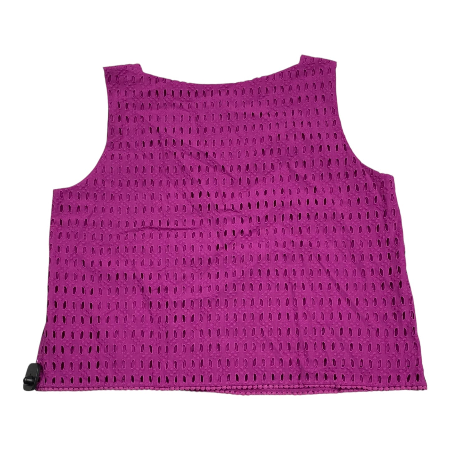 Top Sleeveless By Ann Taylor In Pink, Size:Xxl