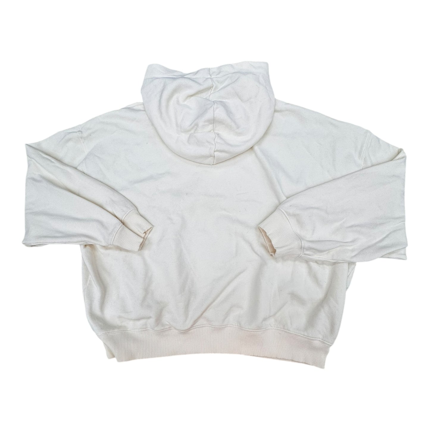 Sweatshirt Hoodie By Express In Cream, Size:Xl