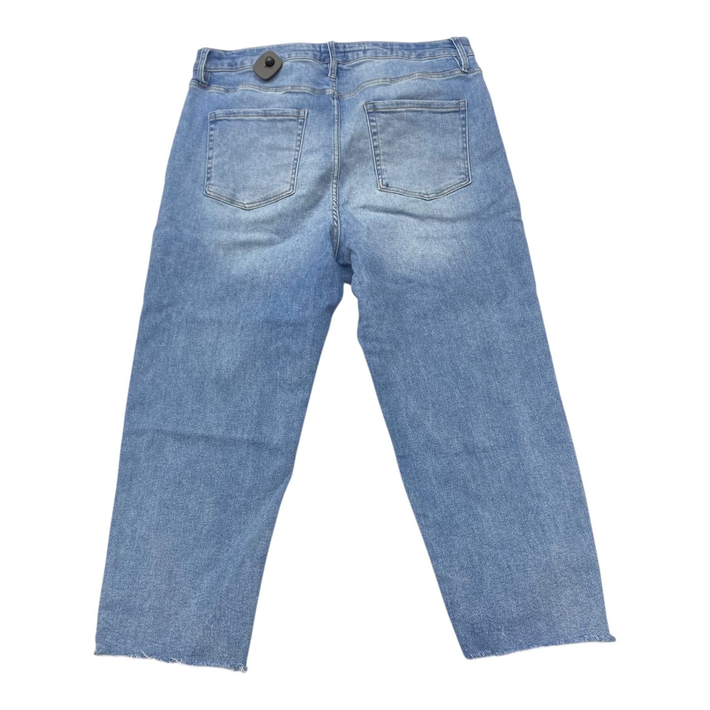 Jeans Straight By Ava & Viv In Blue Denim, Size:20