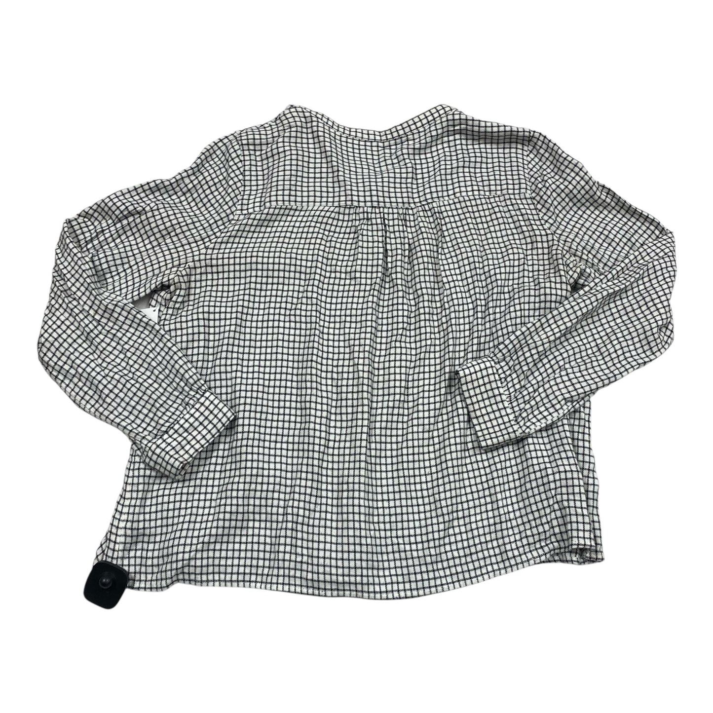 Top Ls By Madewell In Checkered Pattern, Size:M