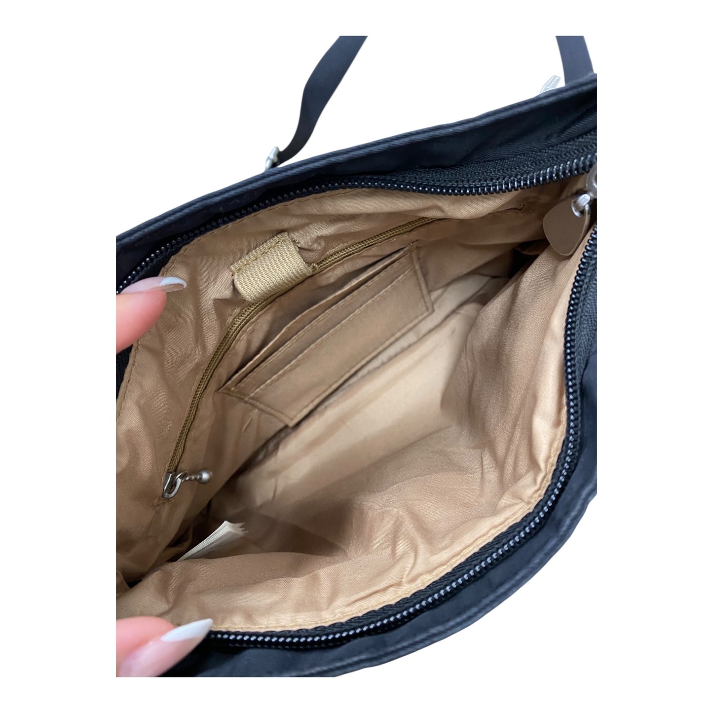 Handbag By Baggallini In Black, Size:Small
