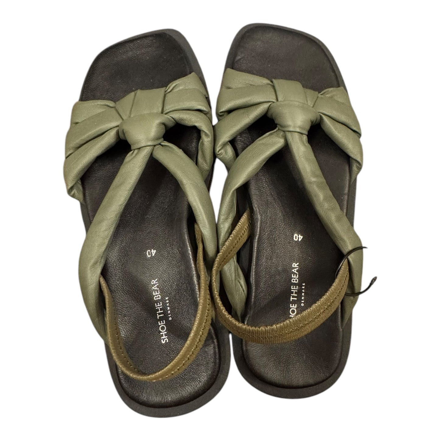 Sandals Flats By SHOE THE BEAR In Green, Size:9.5