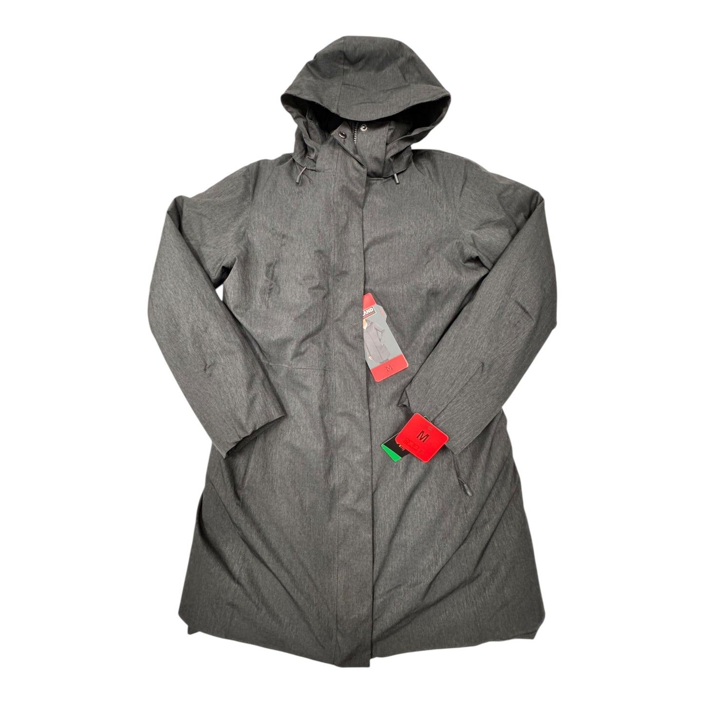 Jacket Puffer & Quilted By Kirkland In Grey, Size:M