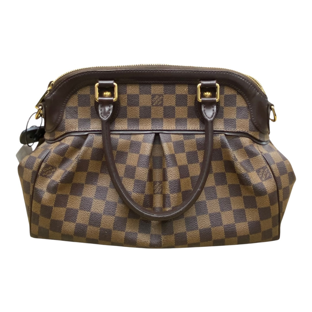 Handbag Luxury Designer By Louis Vuitton In Brown, Size:Medium