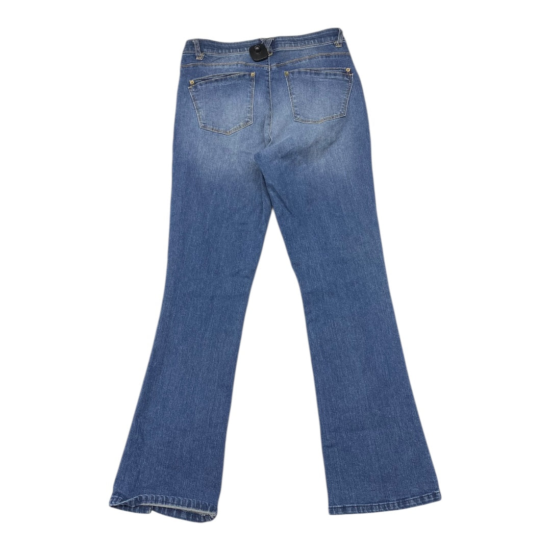 Jeans Flared By Cmb In Blue Denim, Size:10