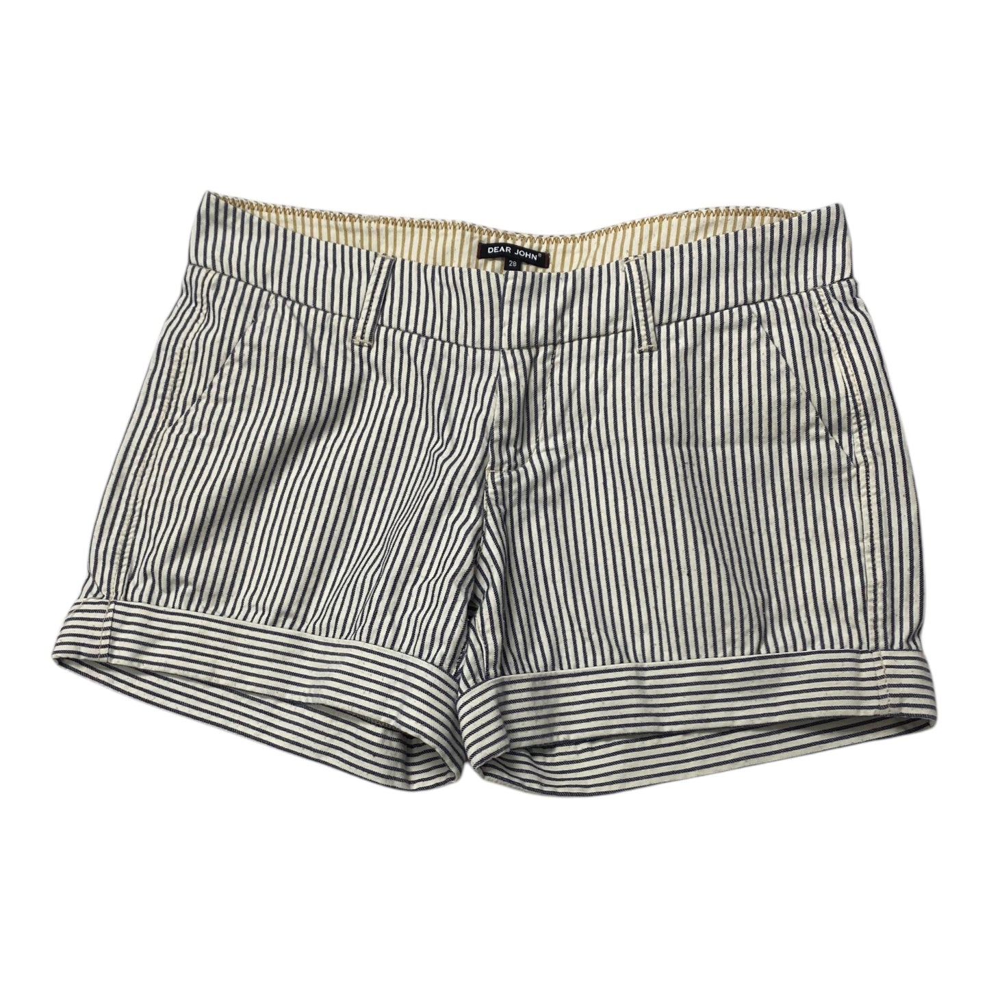 Shorts By Dear John In Striped Pattern, Size:6