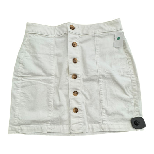 Skirt Mini & Short By Loft In Cream, Size:10P