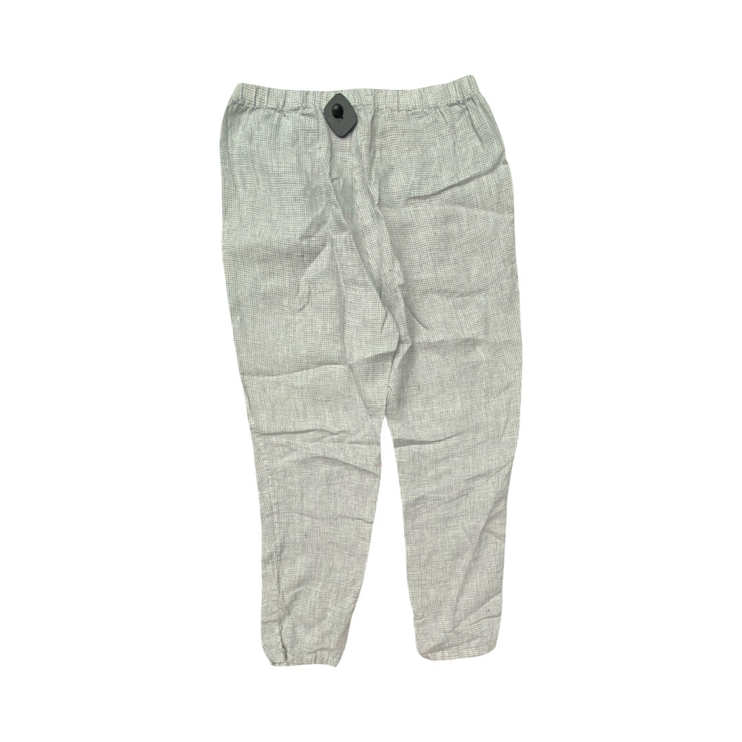 Pants Designer By Eileen Fisher In Striped Pattern, Size:Xs