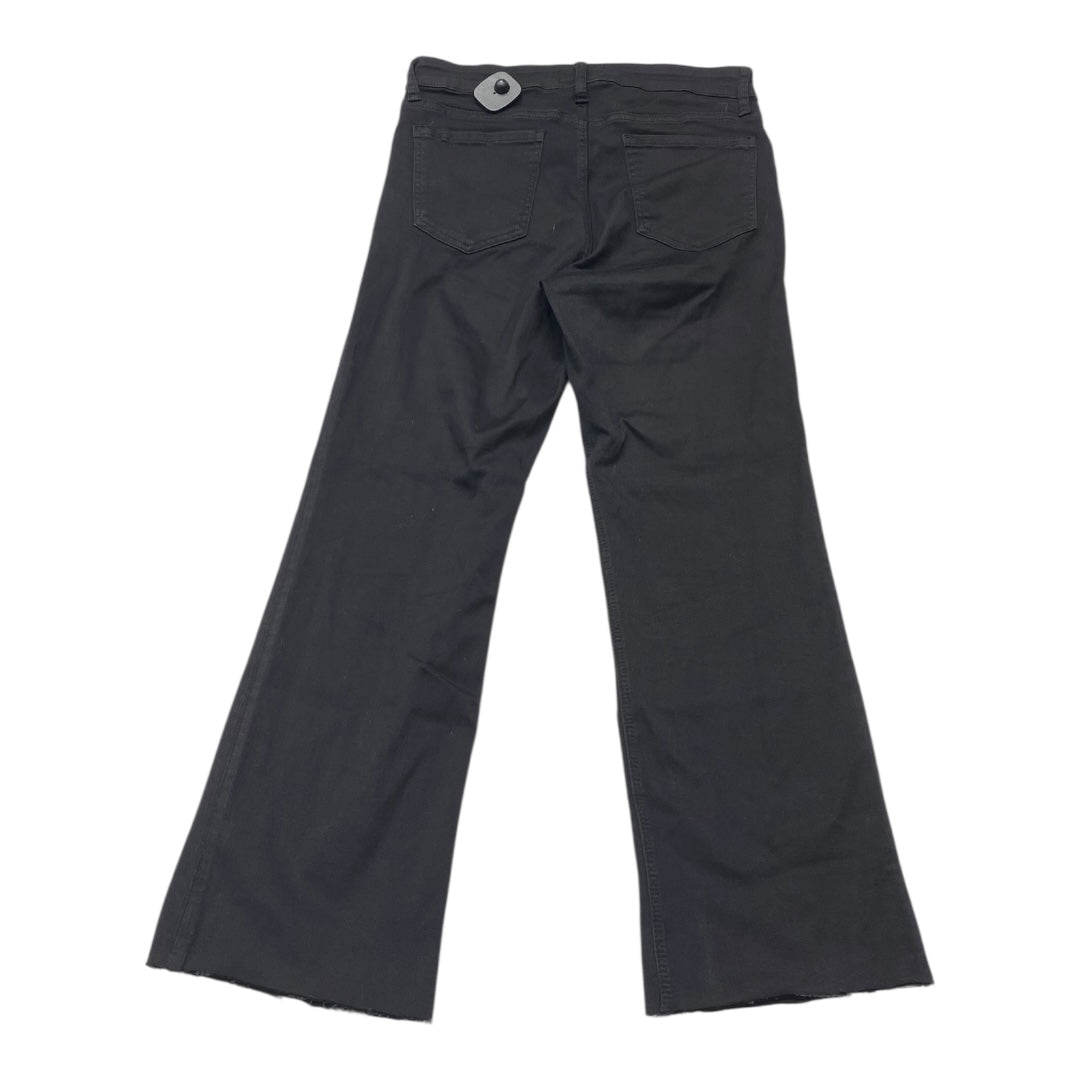 Jeans Flared By Kut In Black Denim, Size:8