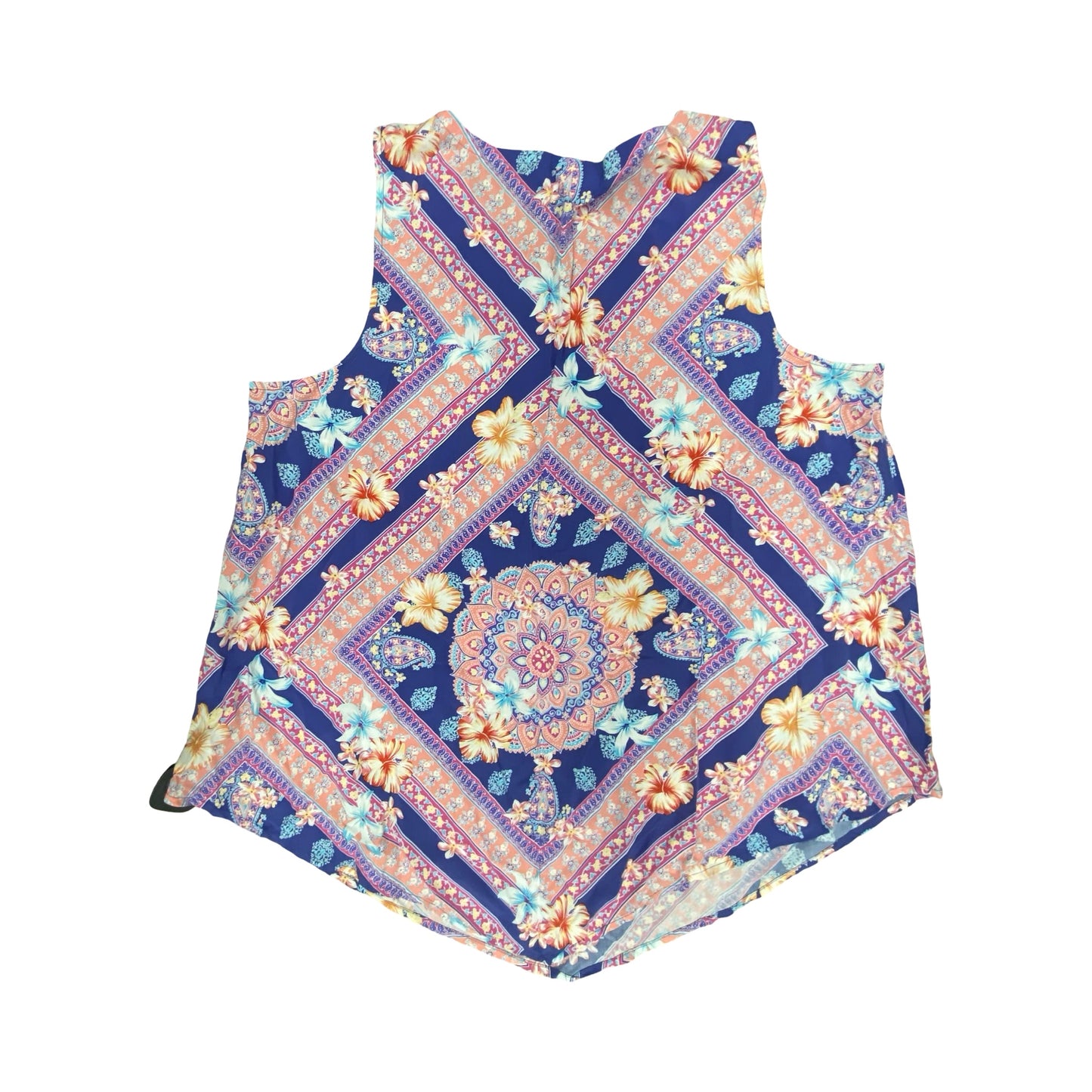 Top Sleeveless By J. Jill In Floral Print, Size:L