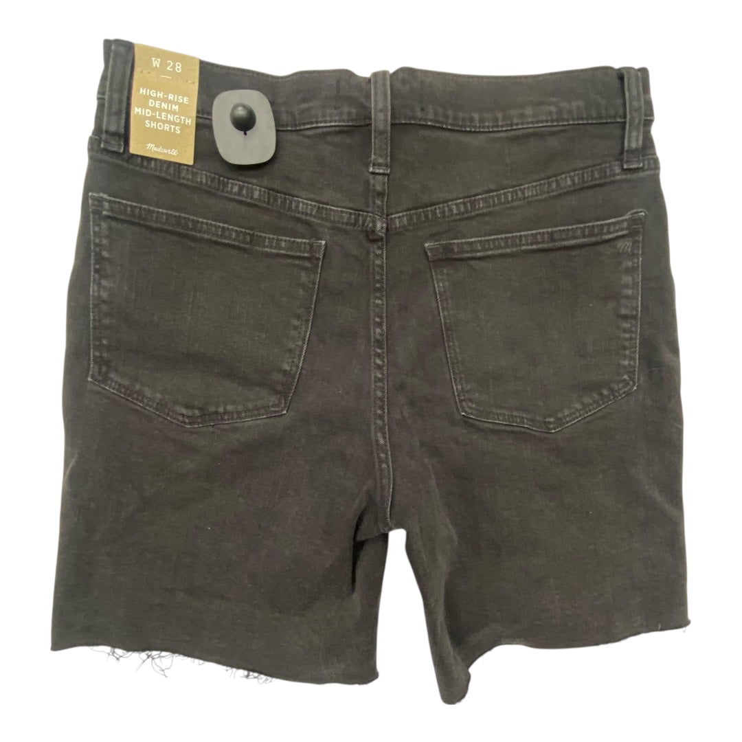 Shorts By Madewell In Black Denim, Size:6