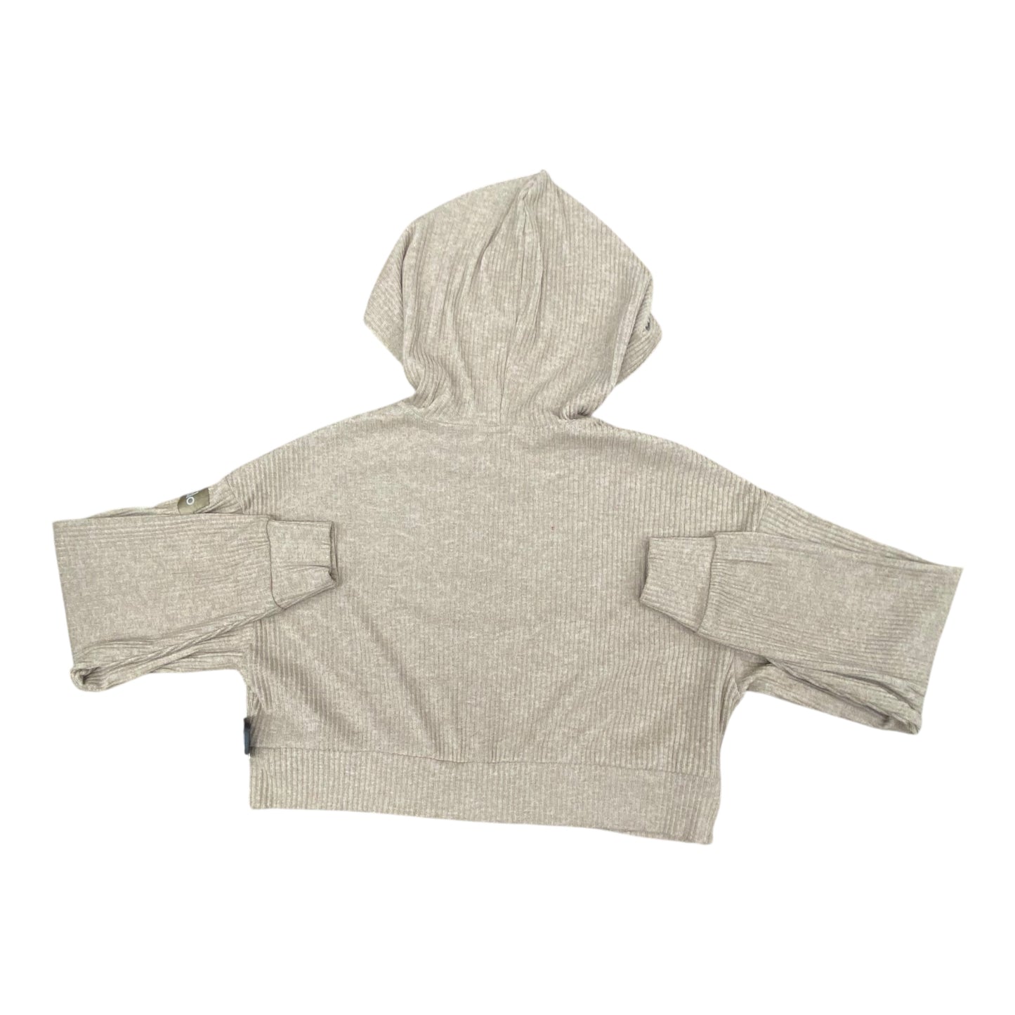 Athletic Top Ls Hoodie By Alo In Tan, Size:S