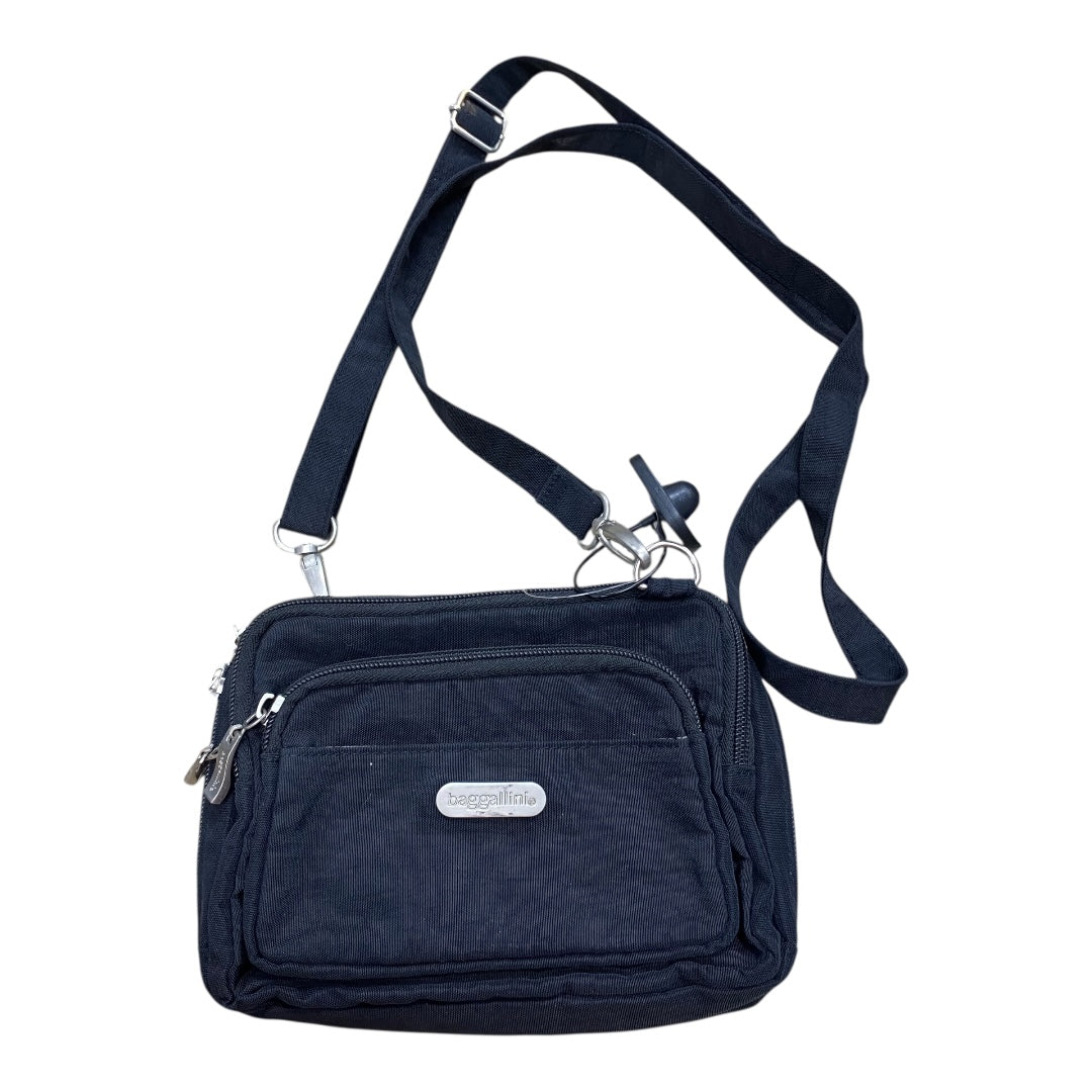 Handbag By Baggallini In Black, Size:Small