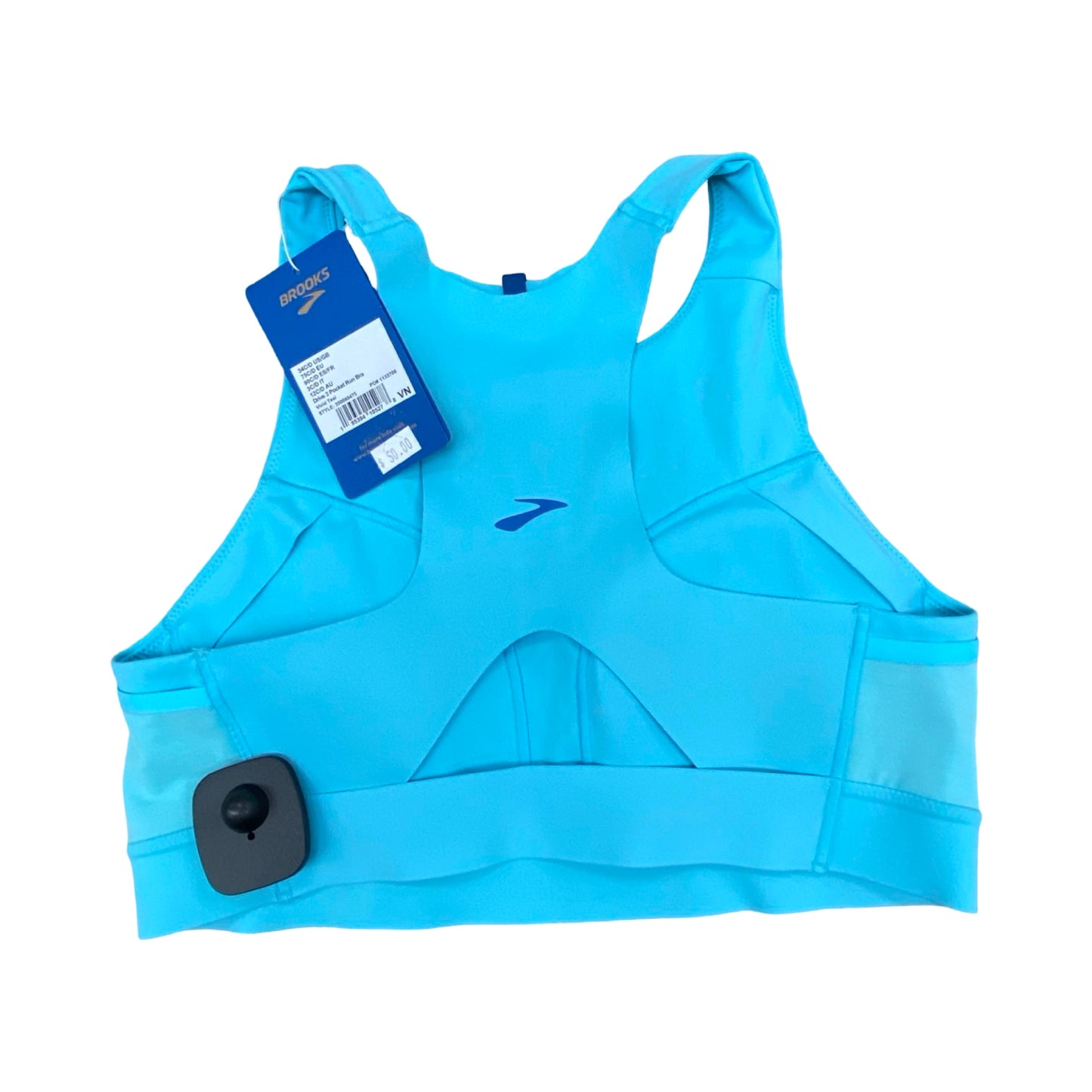 Athletic Bra By Brooks In Blue, Size:M