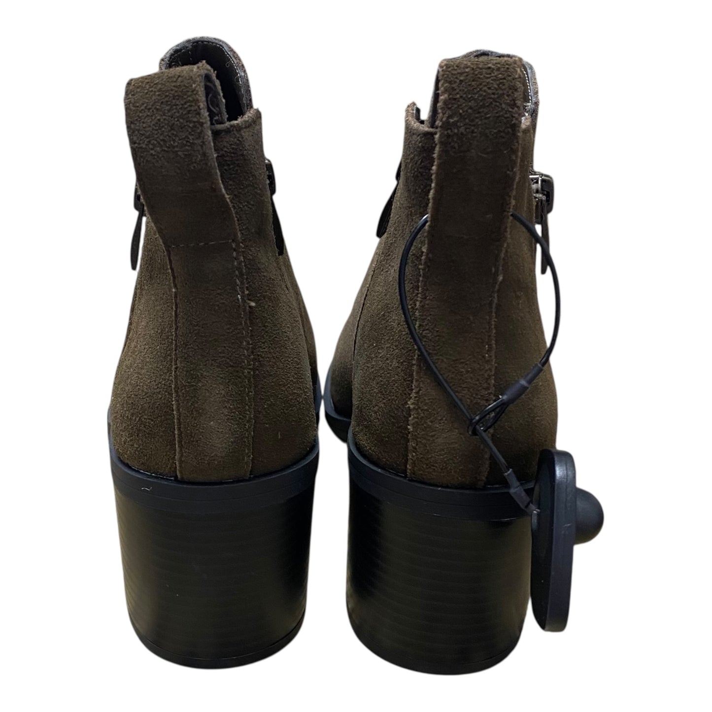 Boots Ankle Heels By Steve Madden In Brown, Size:8.5