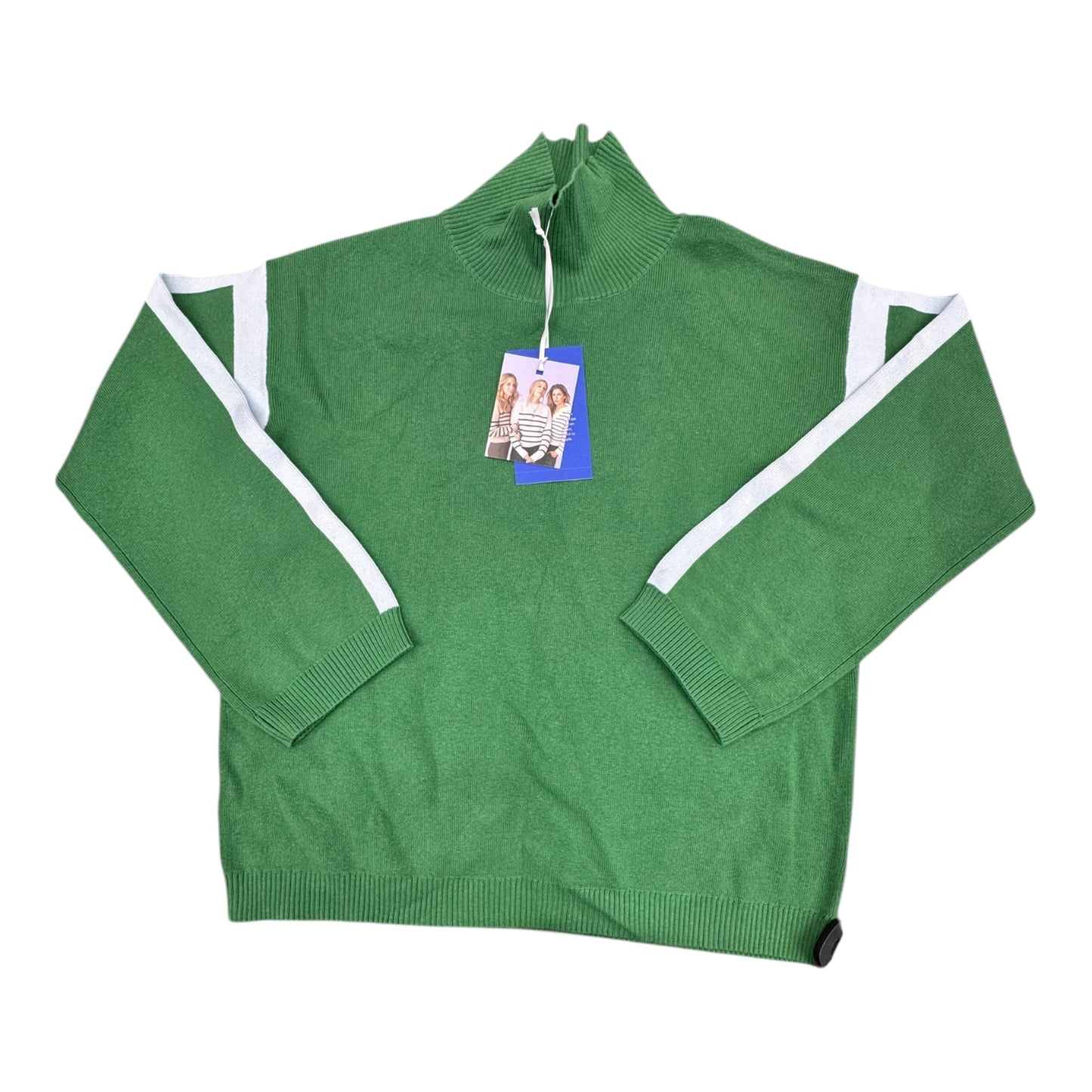 Sweater By LA LIGNE - FOR TARGET In Green & White, Size:S