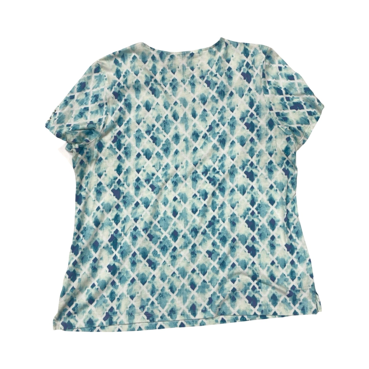Top Ss By Chicos In Blue & White, Size:L