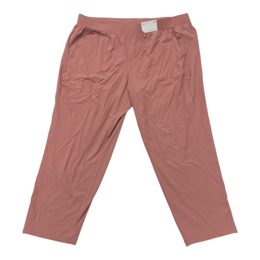 Athletic Pants By Stylus In Pink, Size:2X