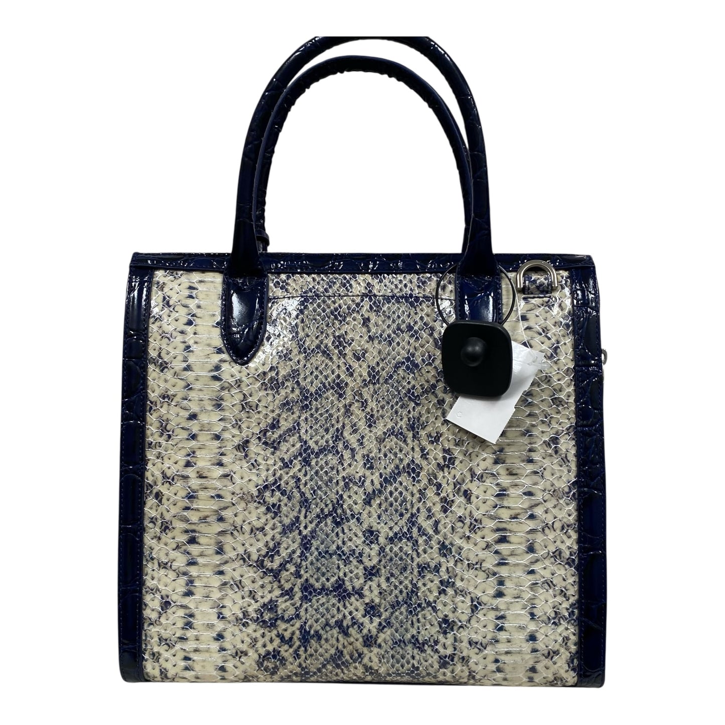 Handbag Designer By Brahmin In Snakeskin Print, Size:Medium